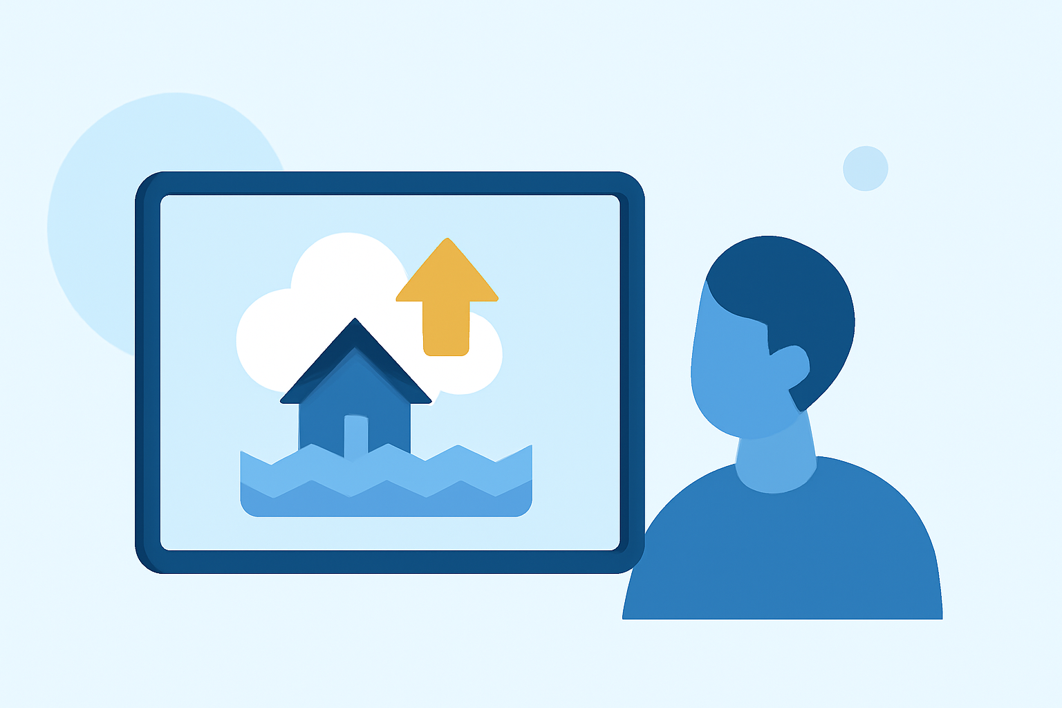 Flood Preparation Basics on a Tablet