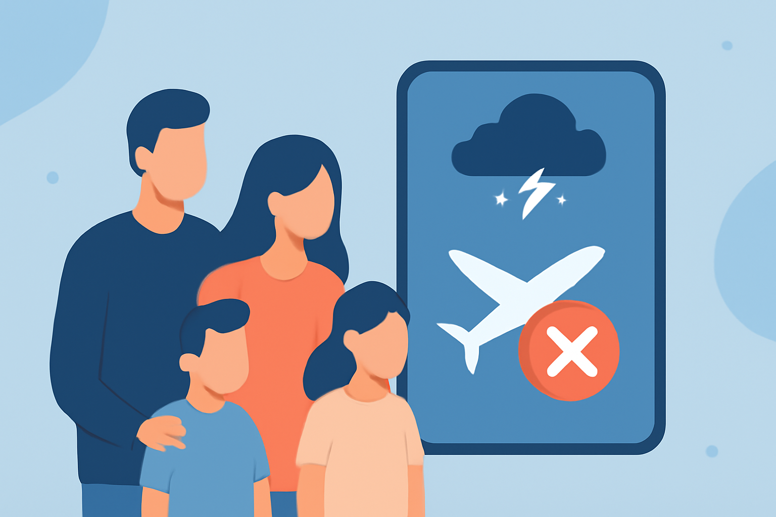 Navigating Flight Cancellations Due to Storms: A Family Guide