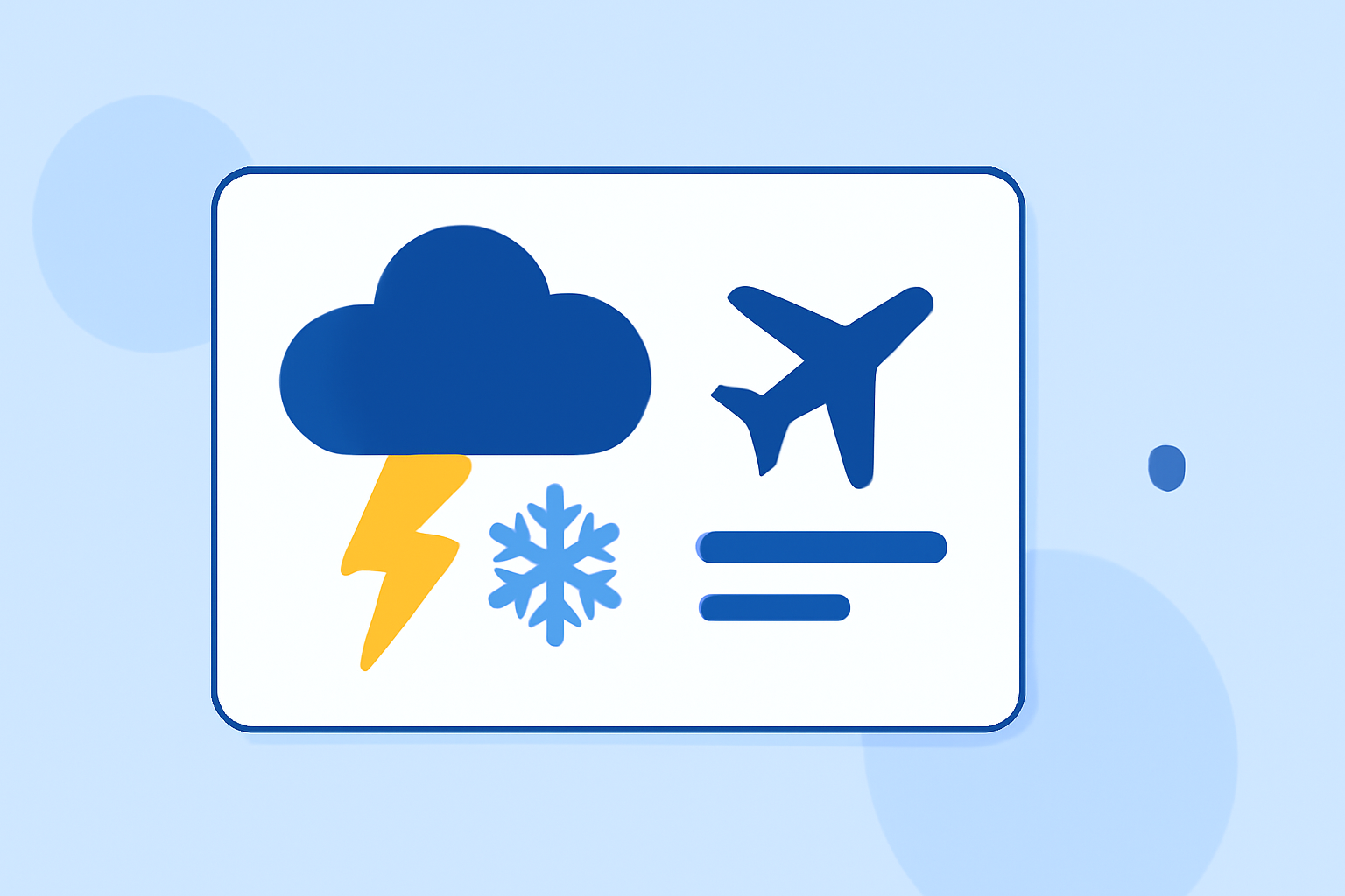 Airport Weather and Connection Risk Cheat Sheet Before You Fly