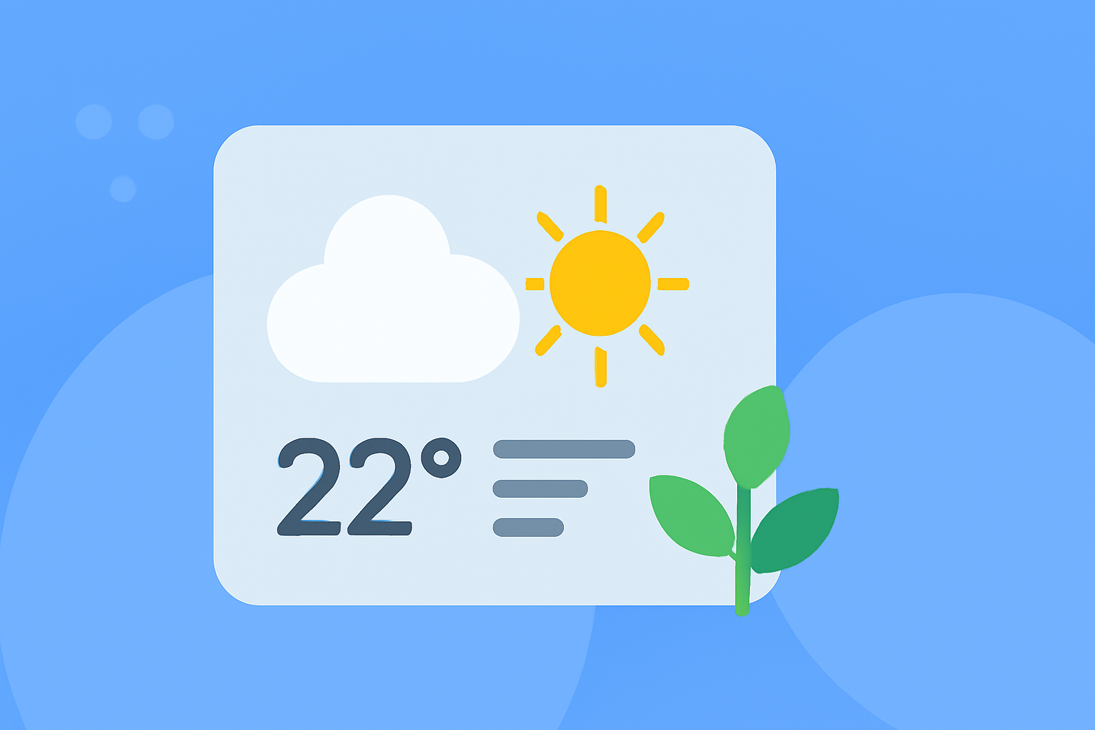 Weather Widget Data Choices for Gardeners