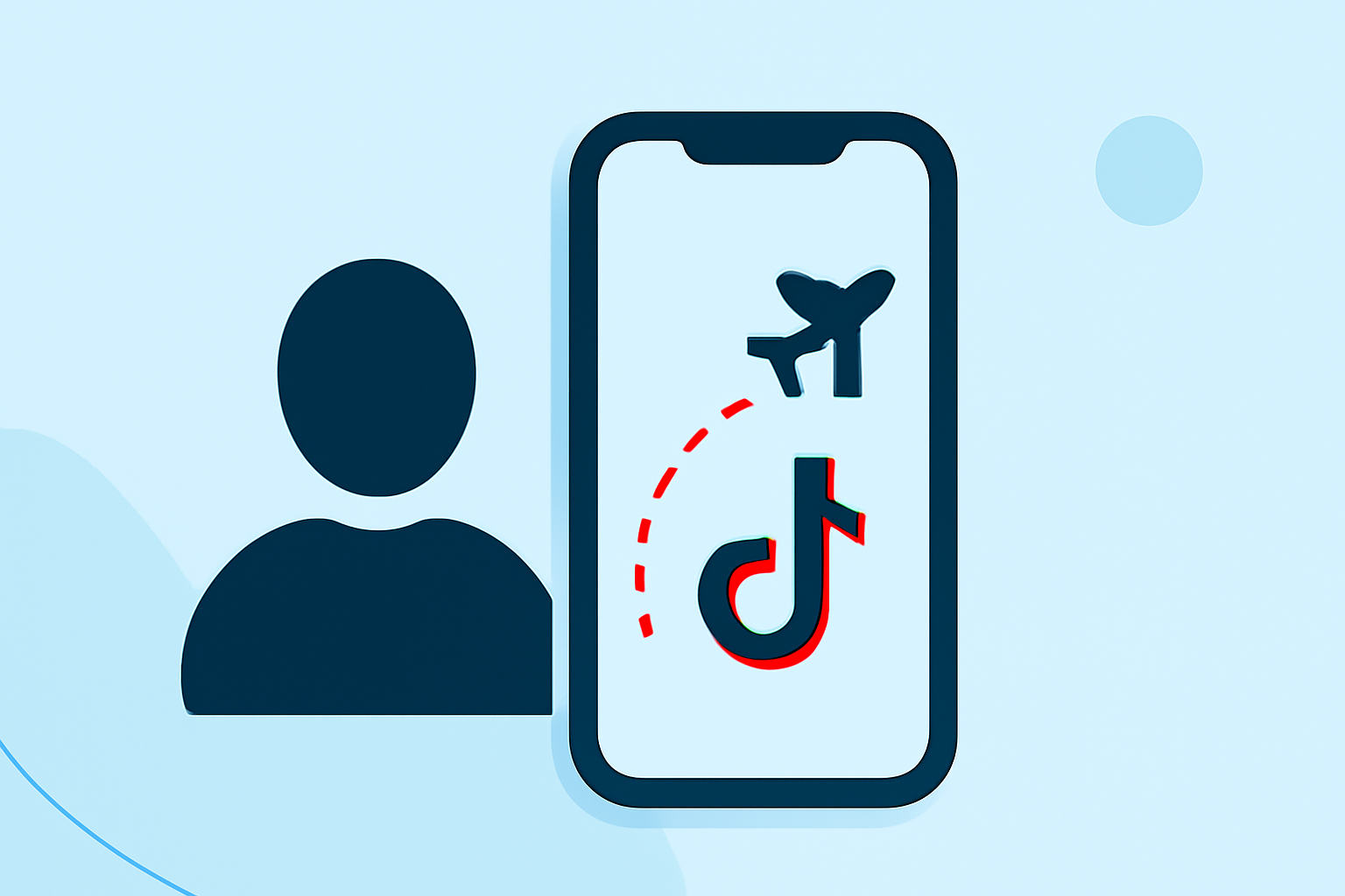 Enhancing TikTok Content with Flight Route Reveal Edits