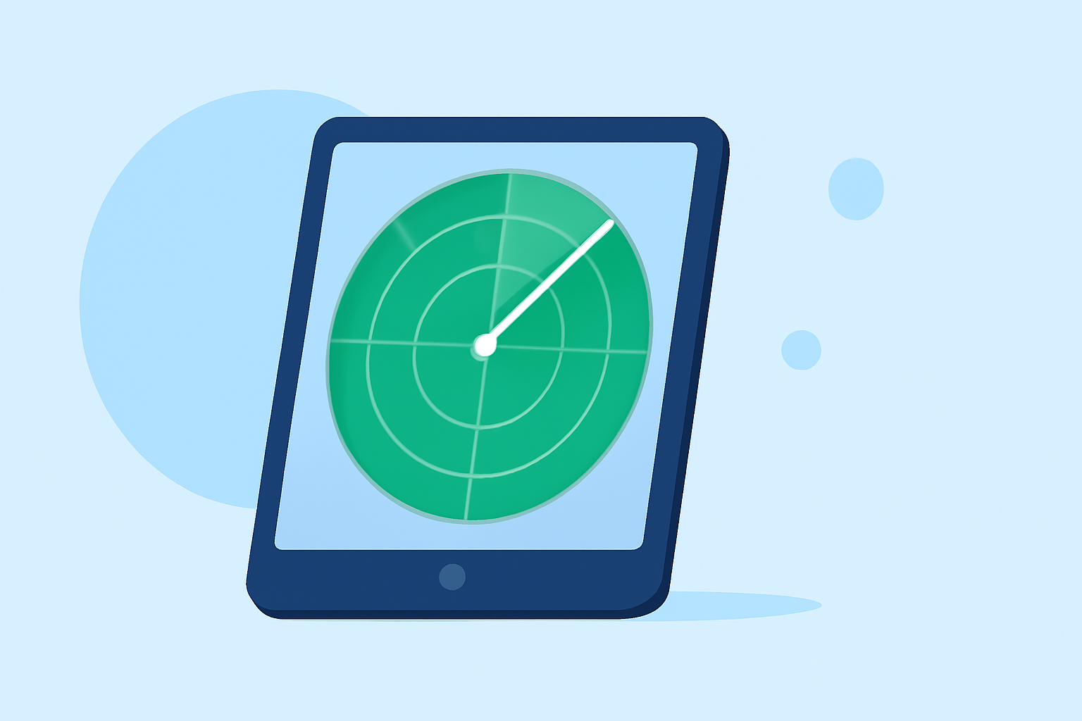 Understanding and Mitigating Radar Coverage Gaps on Your iPad