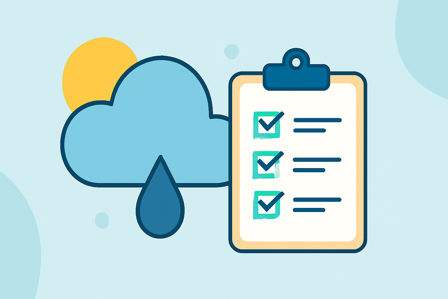 Weather on Travel Days Checklist for Family Vacations