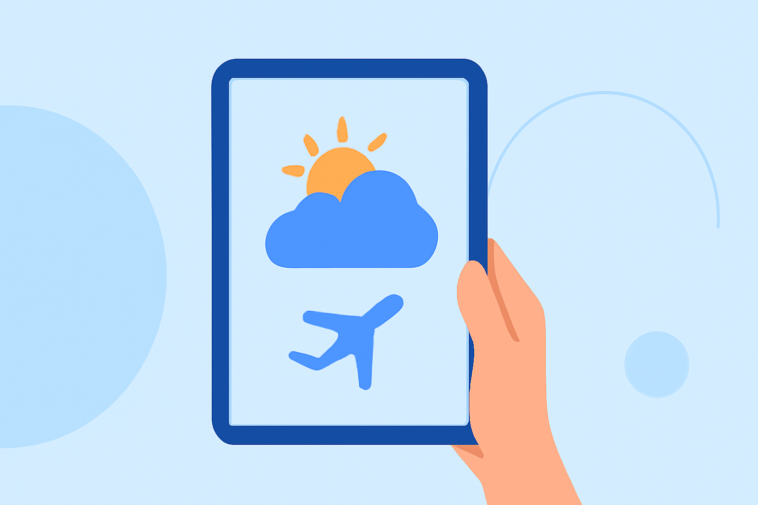 Understanding Weather and Early-Morning Departures on Your iPad