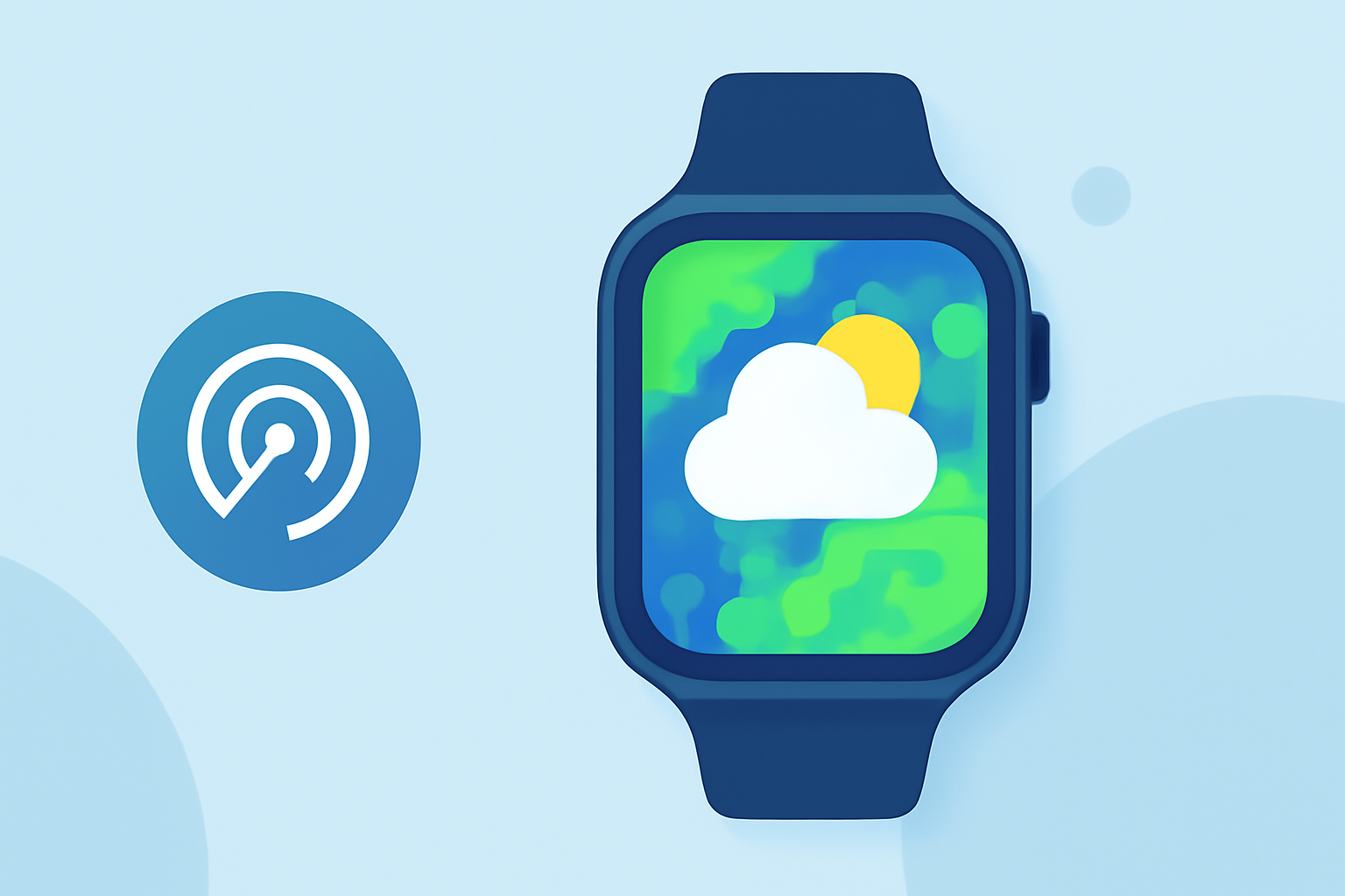 Quick Live Weather Radar on Wear OS