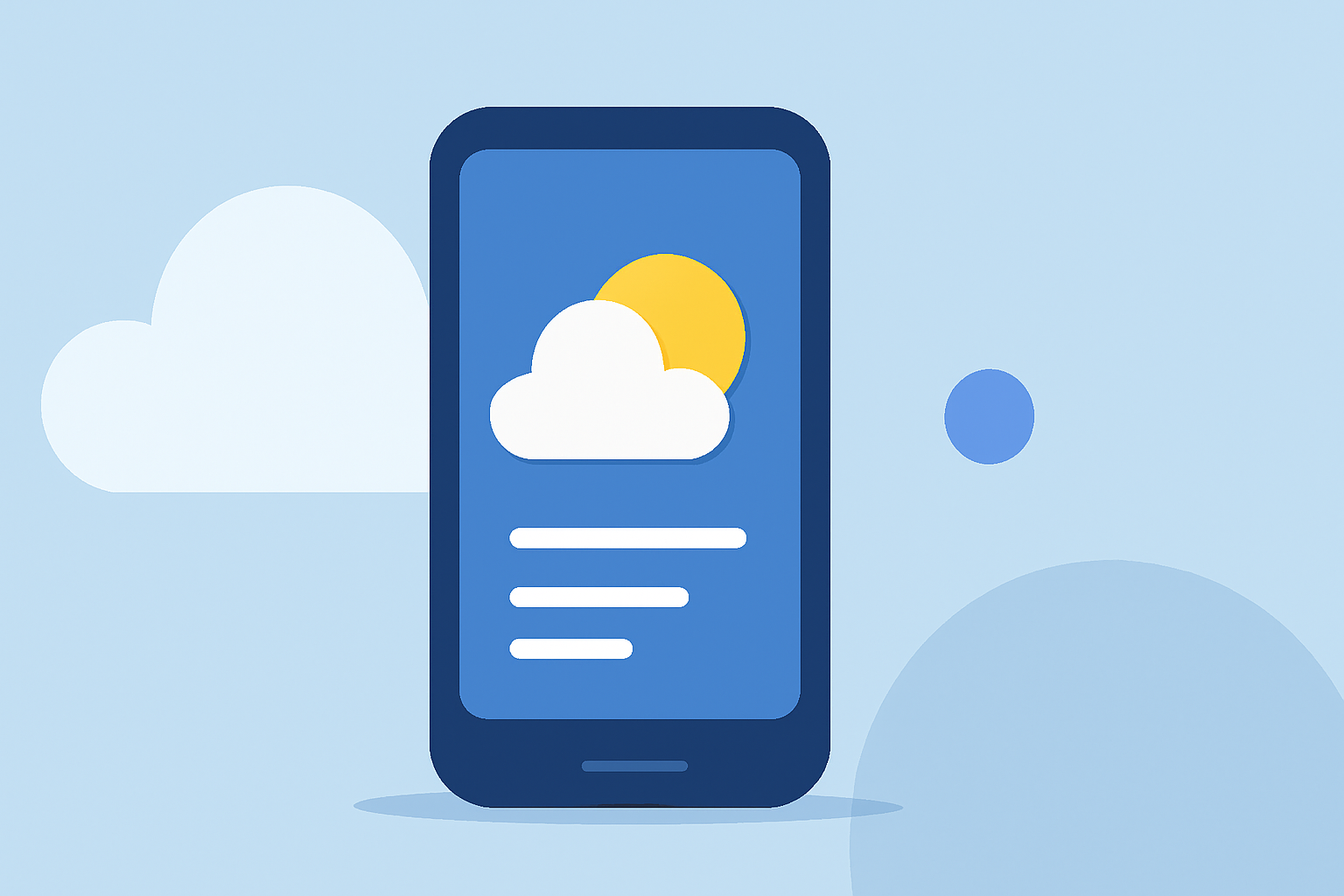 Designing Effective Weather Banners for Android Widgets
