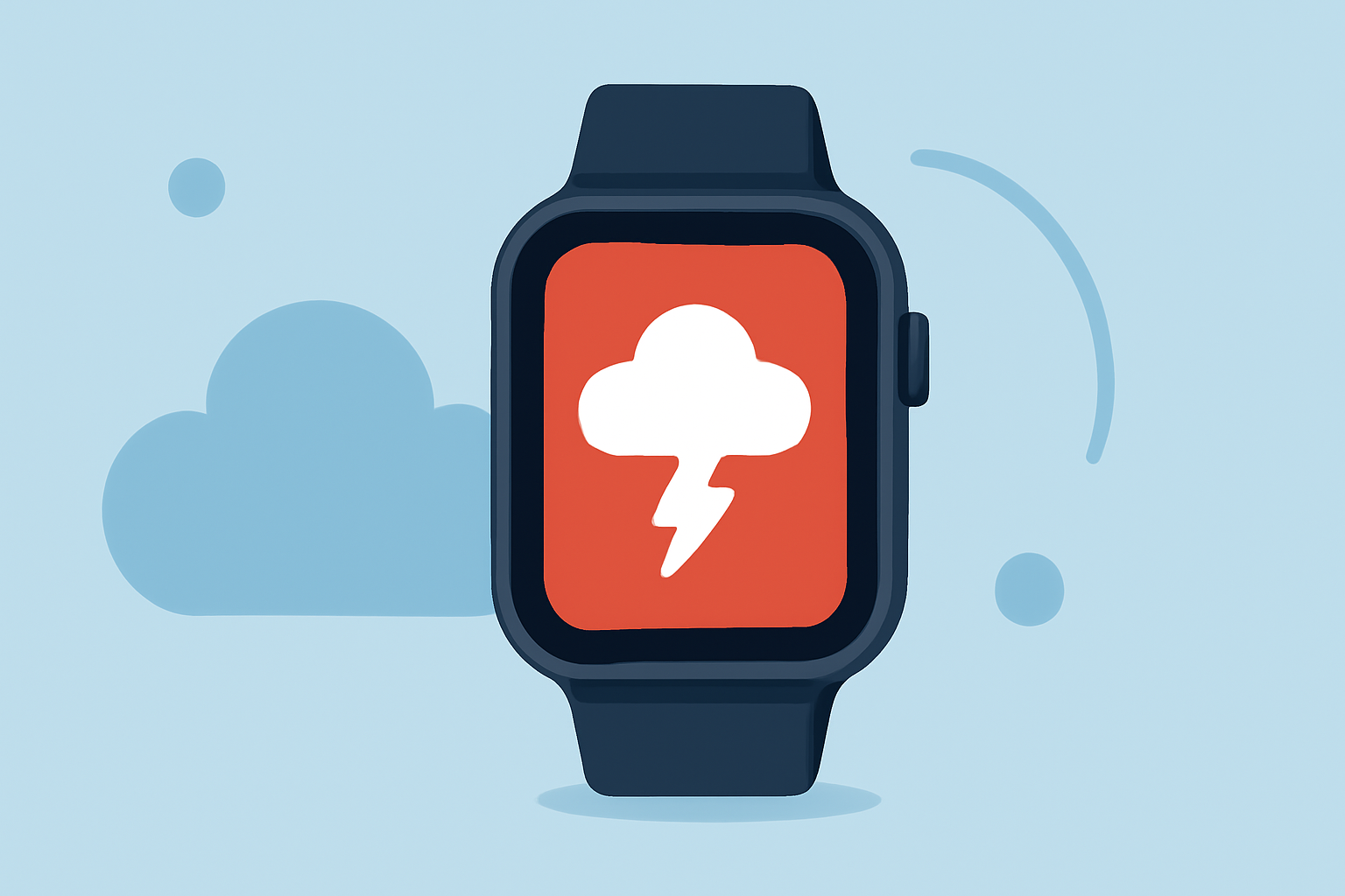 Quick Severe Weather Preparation on Wear OS
