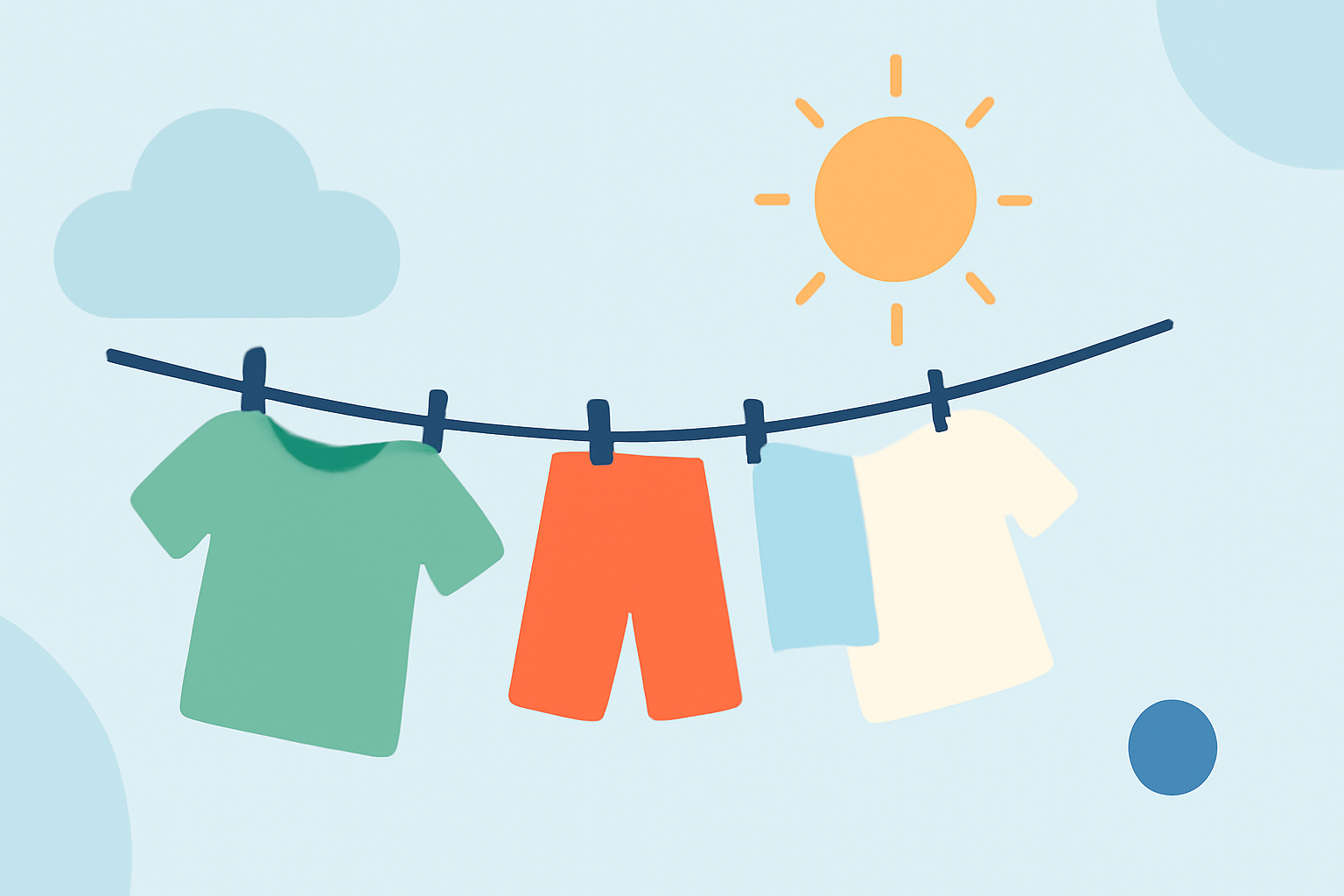 Optimal Weather Conditions for Drying Clothes Outdoors