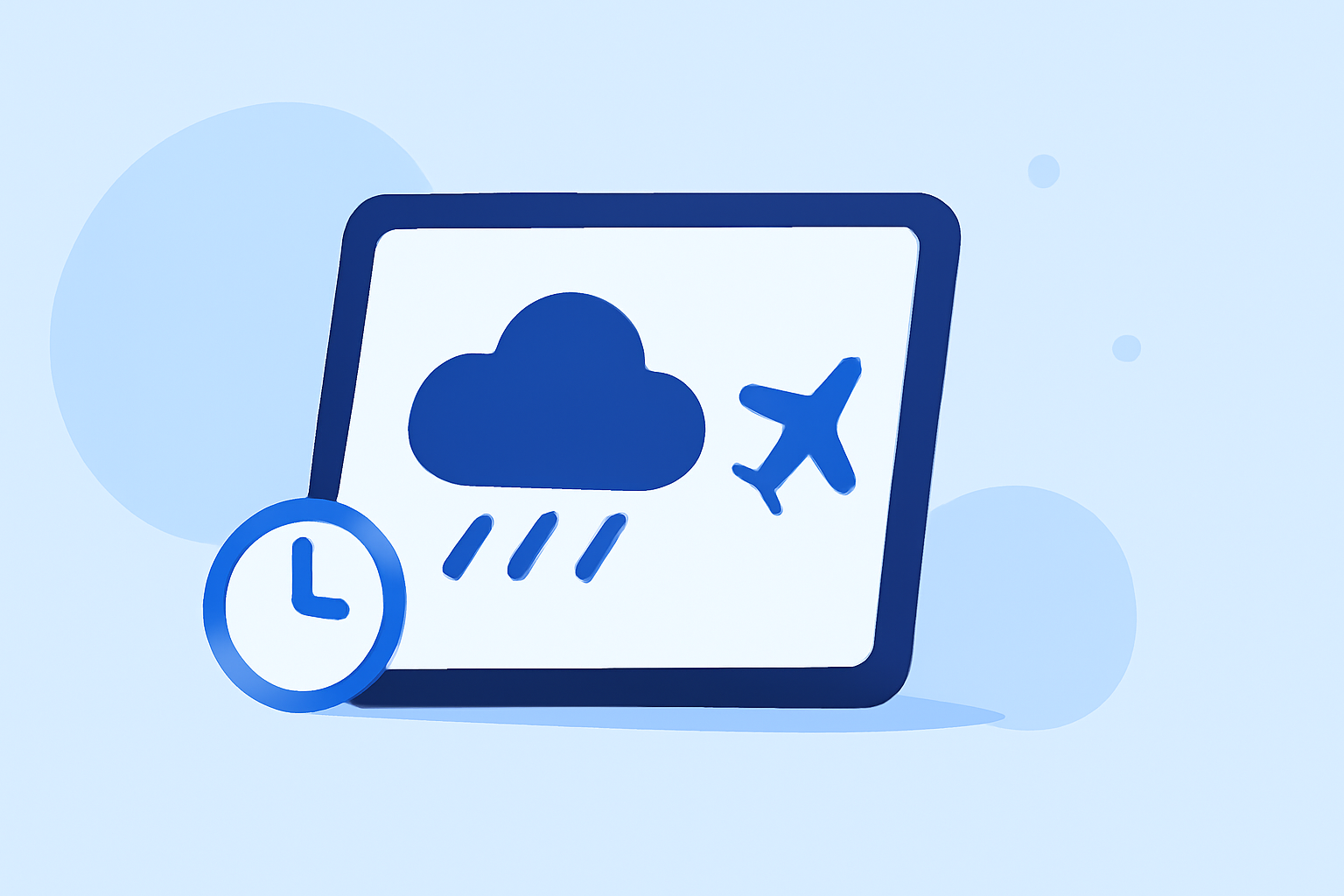 Getting Started with Rain Delays for Flights on iPad