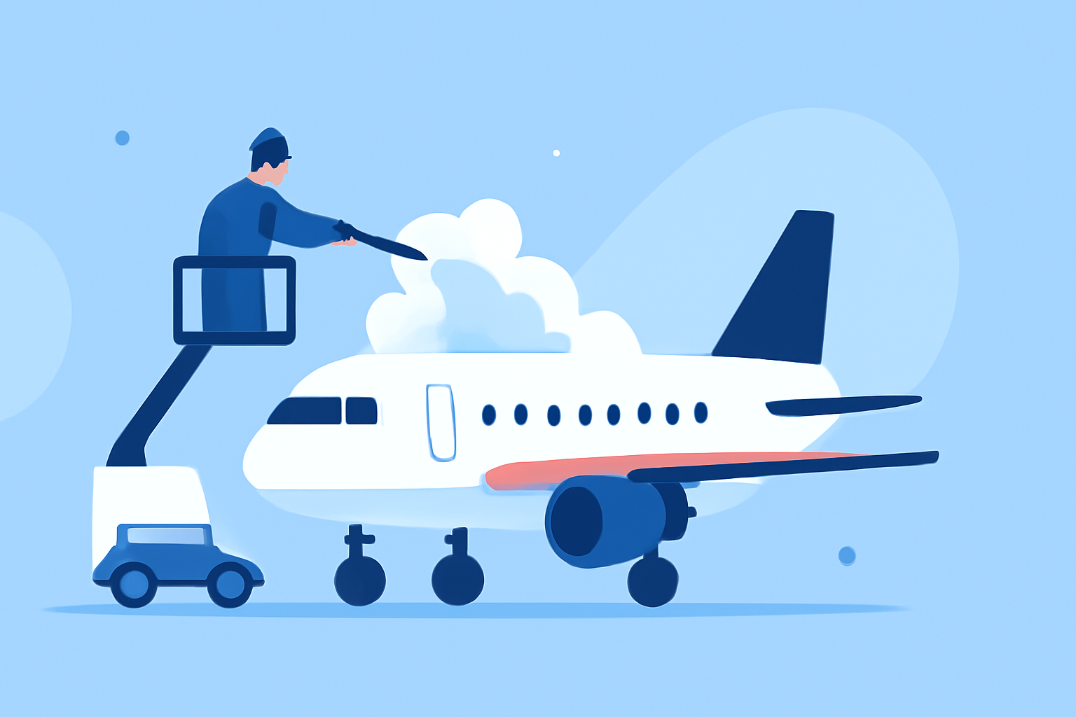 Aircraft De-Icing in Winter: A Guide for Business Travelers