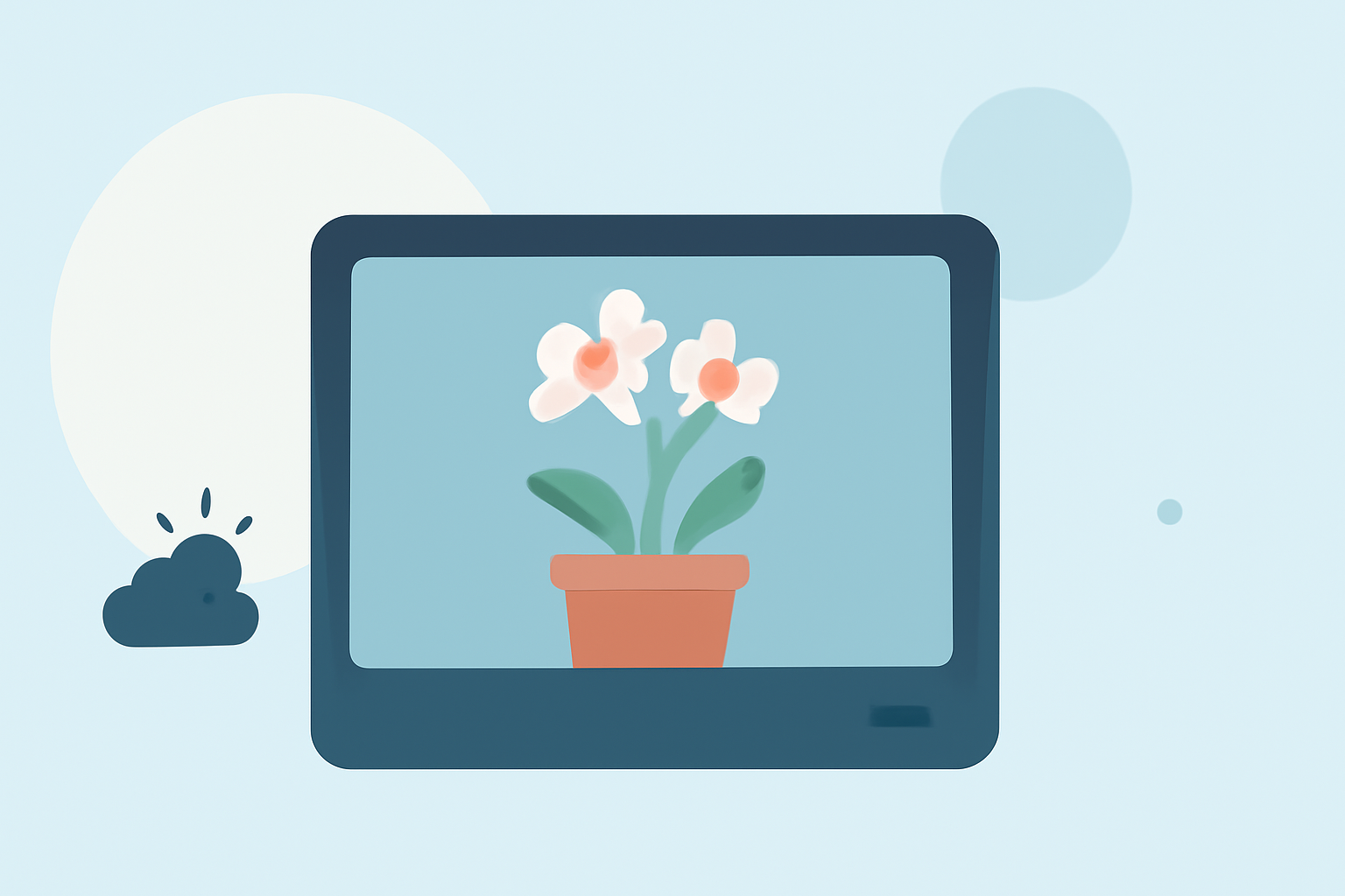 Optimal Weather Conditions for Growing Orchids on Smart Displays