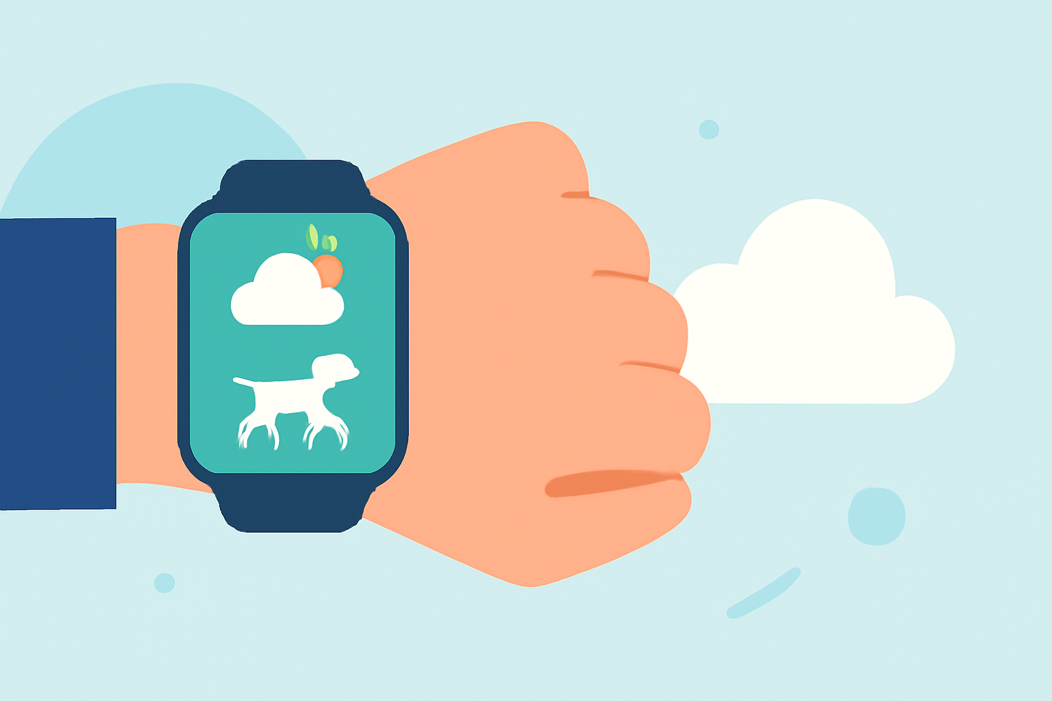 Quick Weather for Pet Walking on Wear OS
