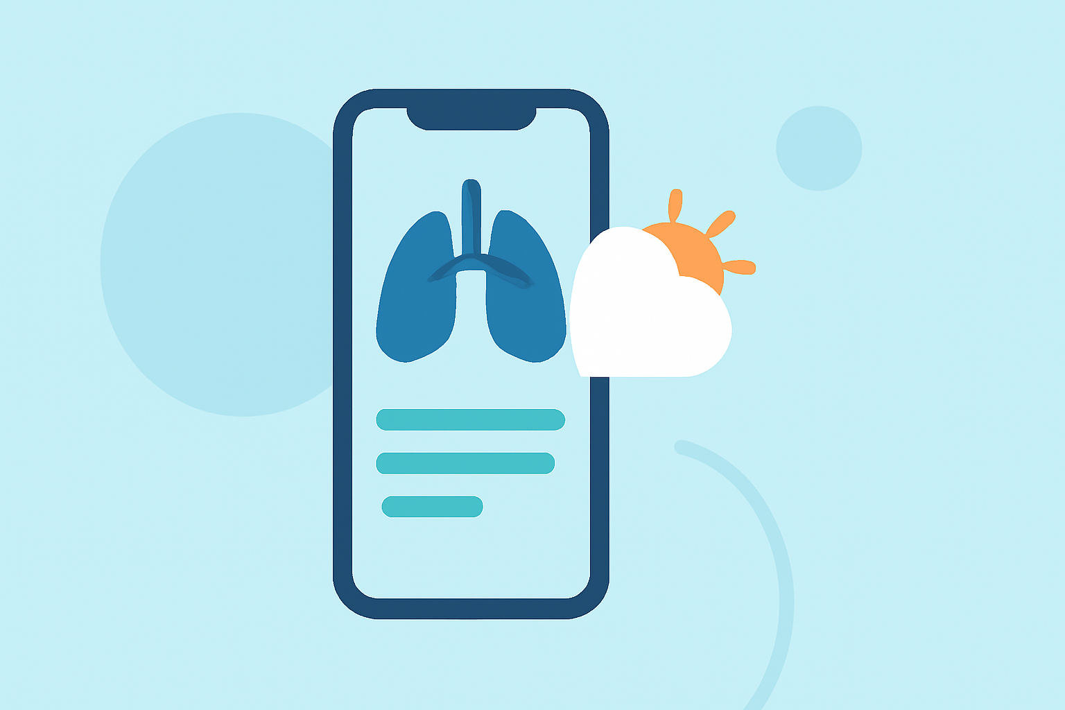 Monitoring Respiratory Health and Weather Conditions on Your iPhone