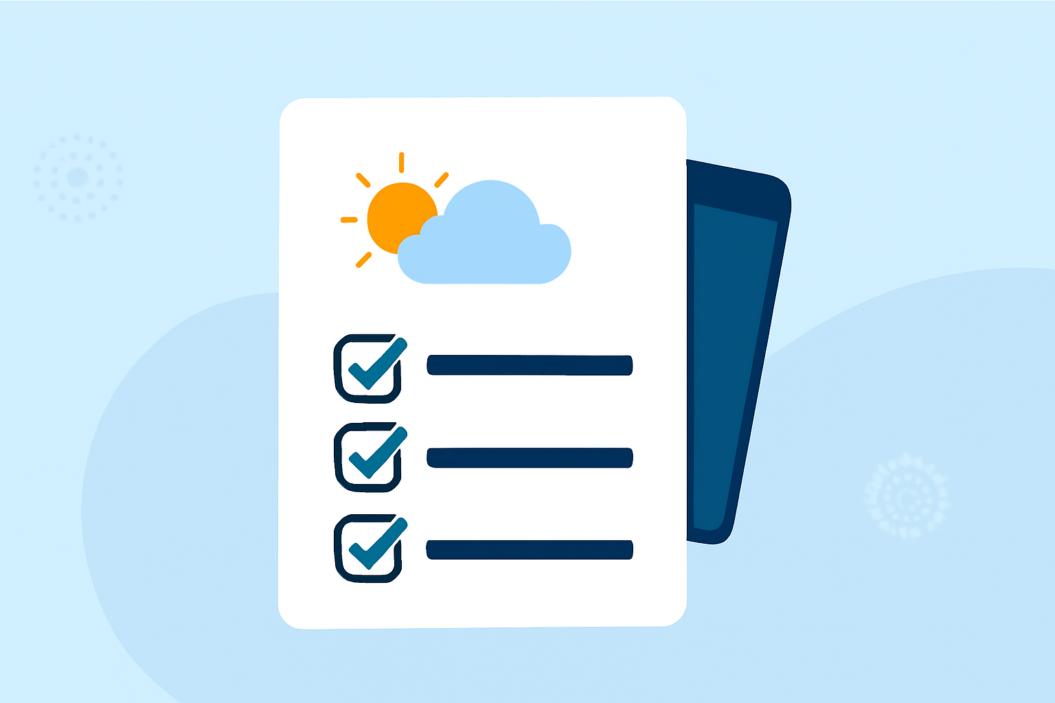 Temperature Forecast Checklist for Outdoor Events