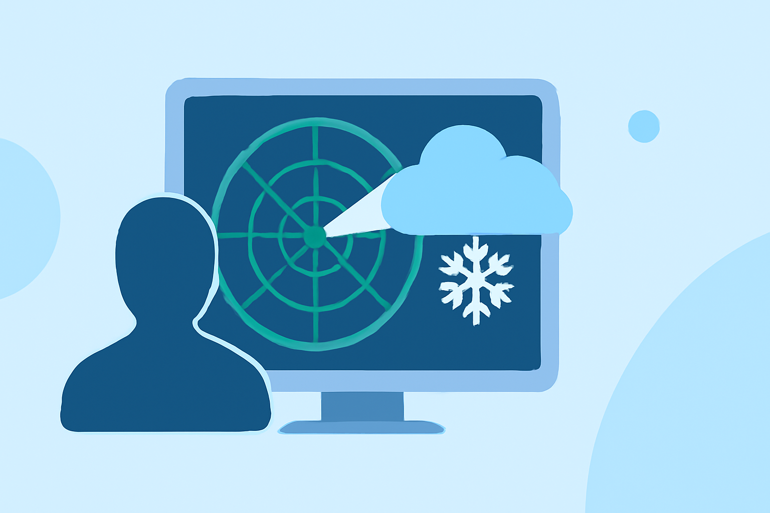 Offline Radar Solutions for Monitoring Winter Storms