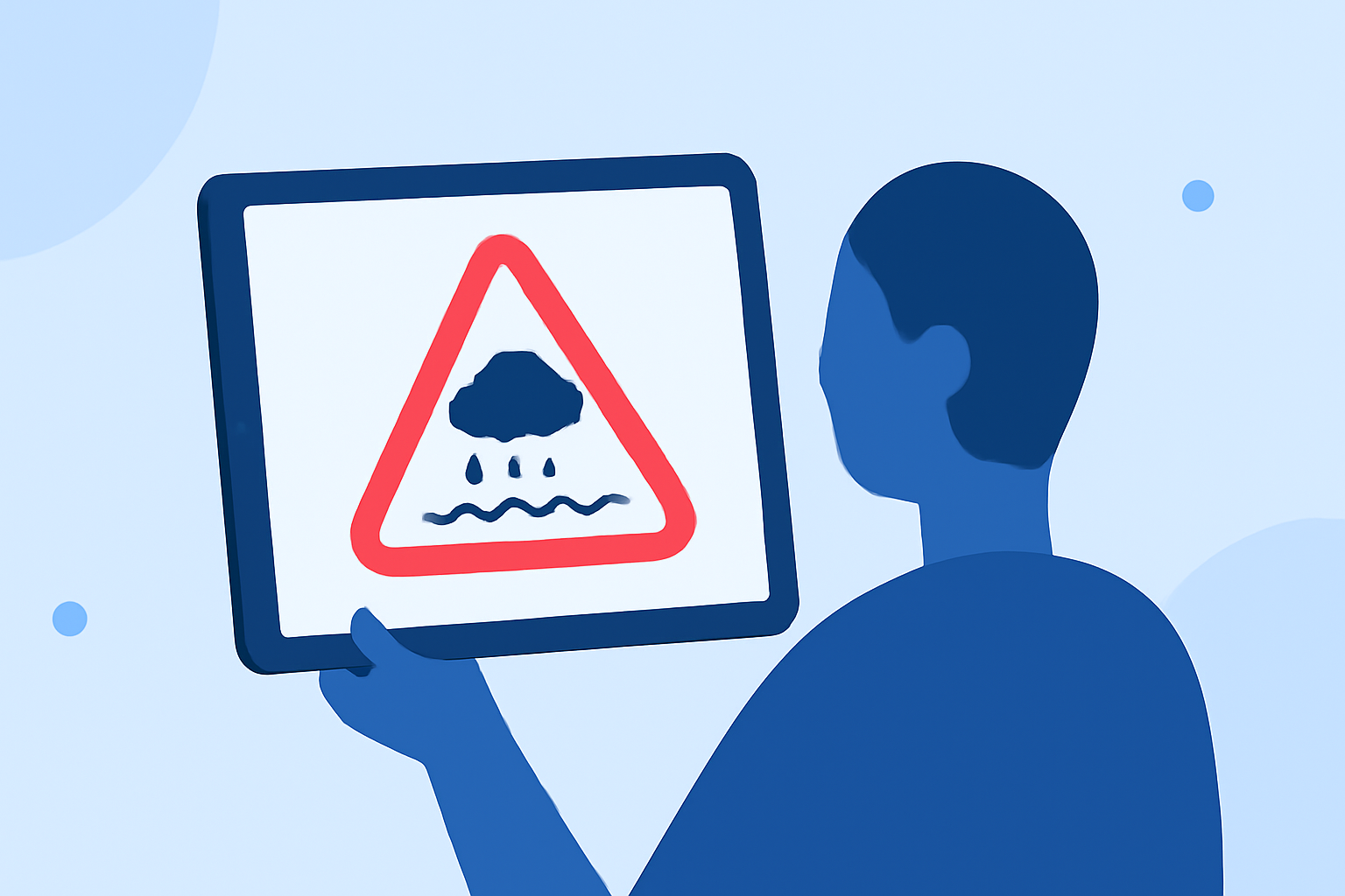 Common Flash Flood Alerts Questions on a Tablet
