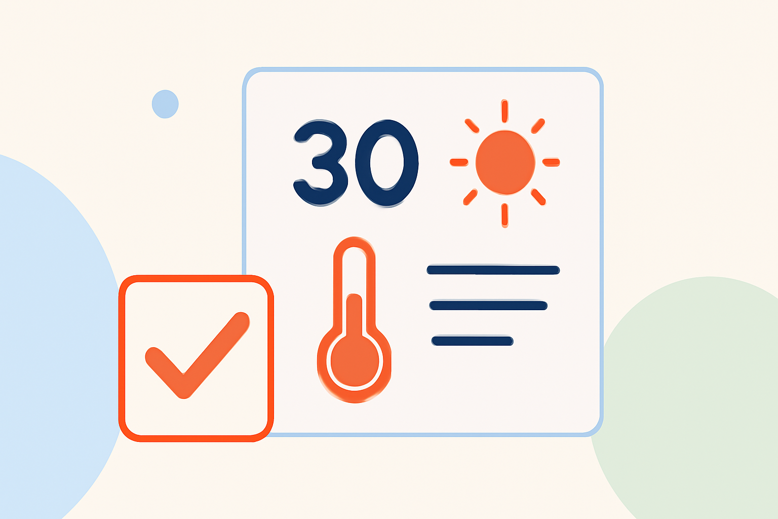 Essential Checklist for Large Weather Widgets During Heat Waves