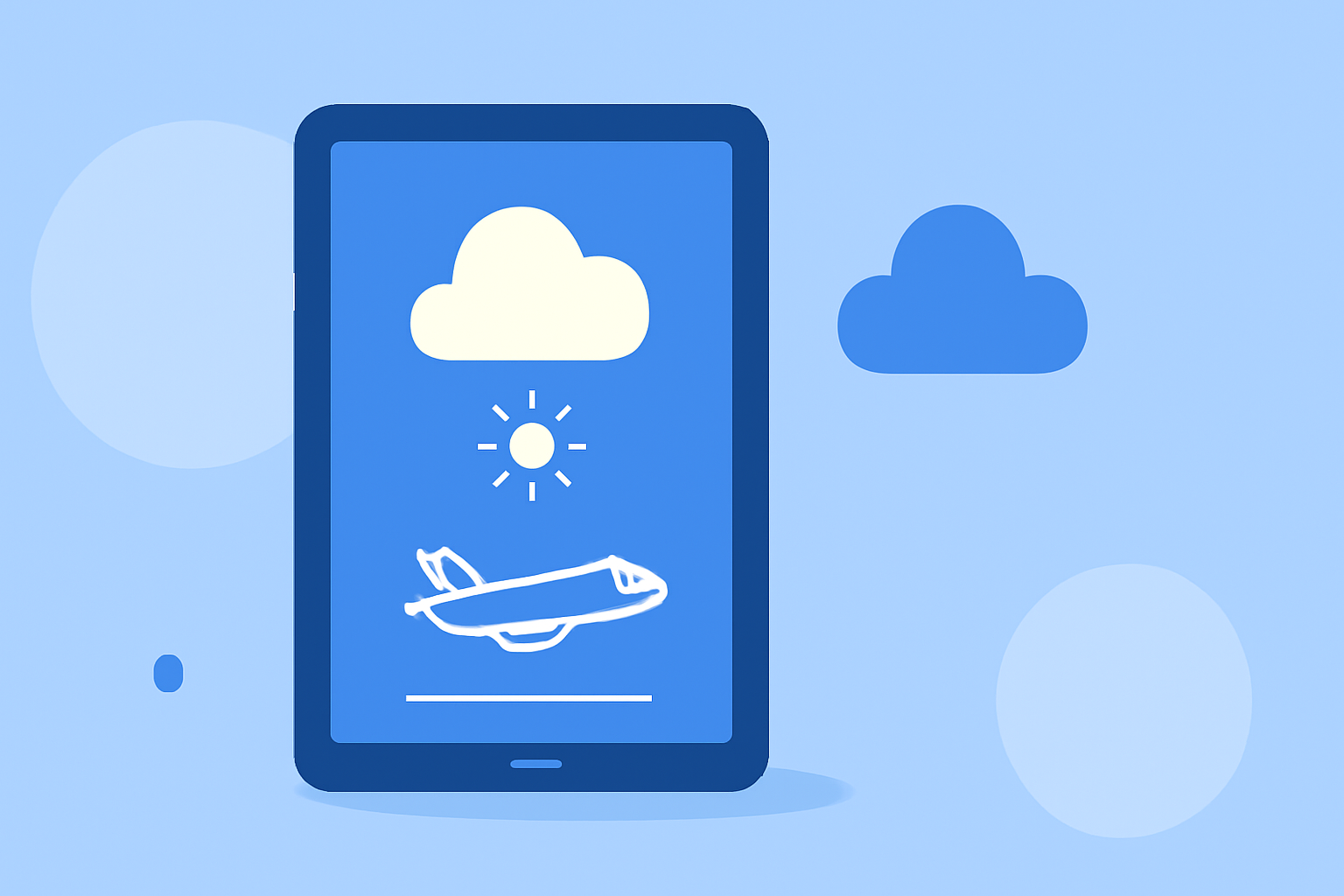 How to Check Weather at Your Departure Airport on iPad