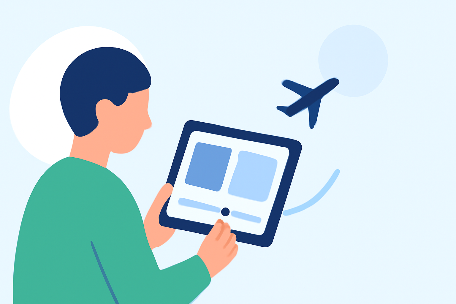 Travel Day Transitions Tutorial on iPad
