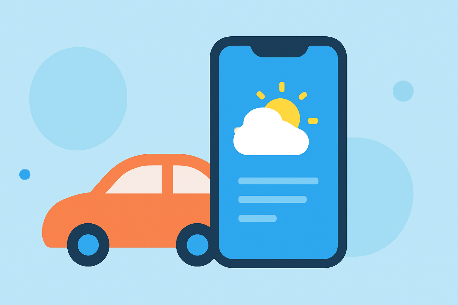 Optimizing Car Wash Timing with iPhone Weather Apps