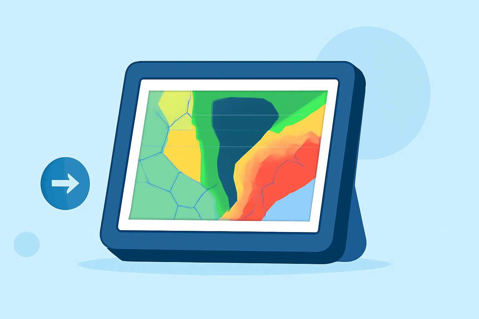 Understanding Storm-Relative Velocity Maps on Smart Displays