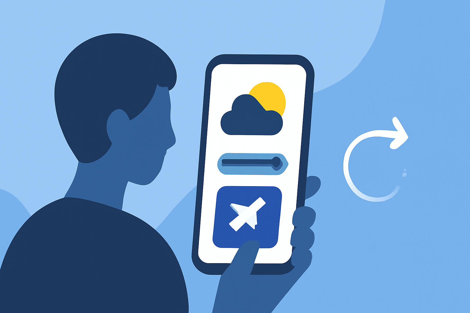 Quick Rebooking Around Weather Delays on Your Phone