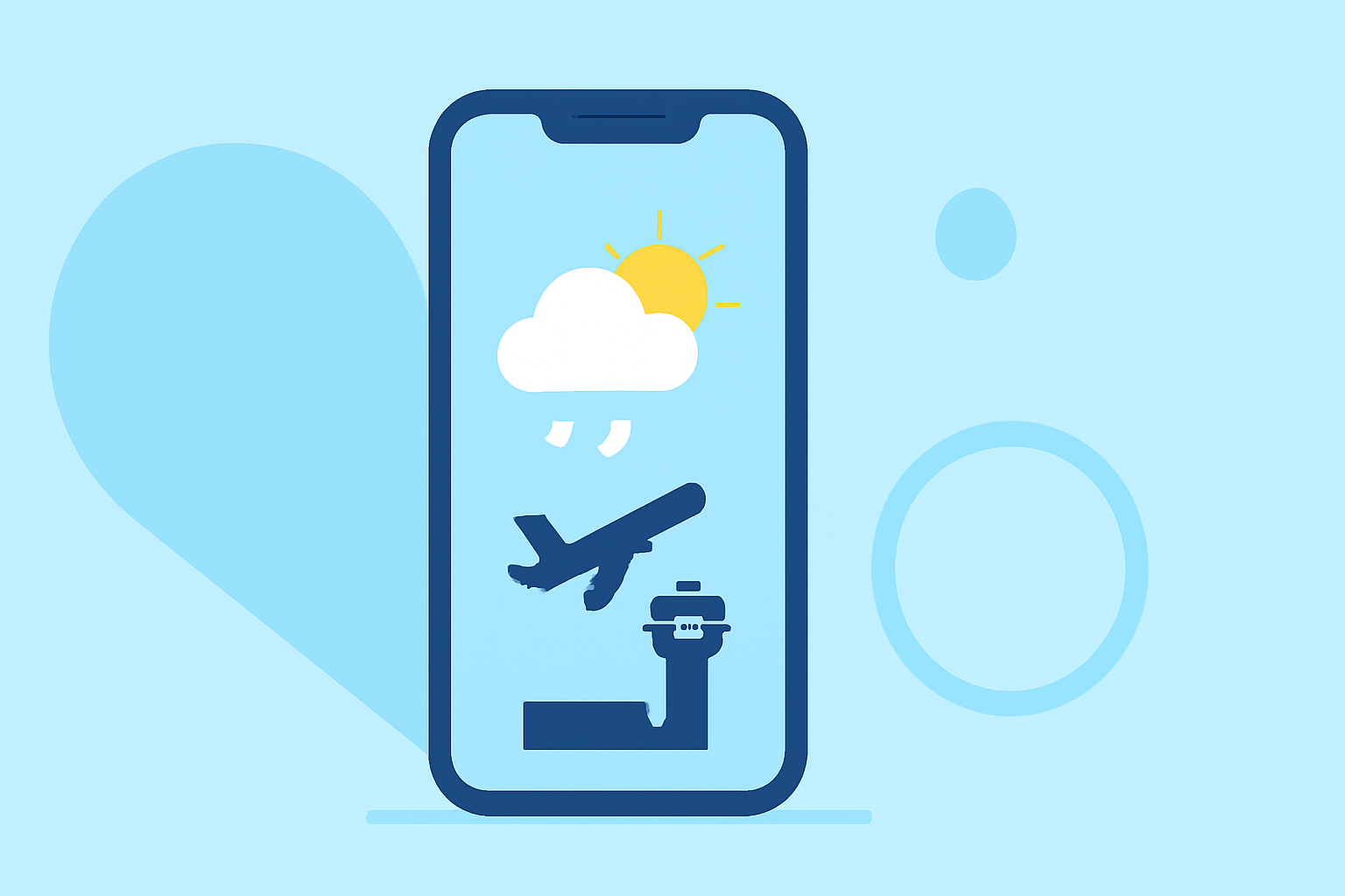 How to Access Departure Airport Weather on Your Mobile Device