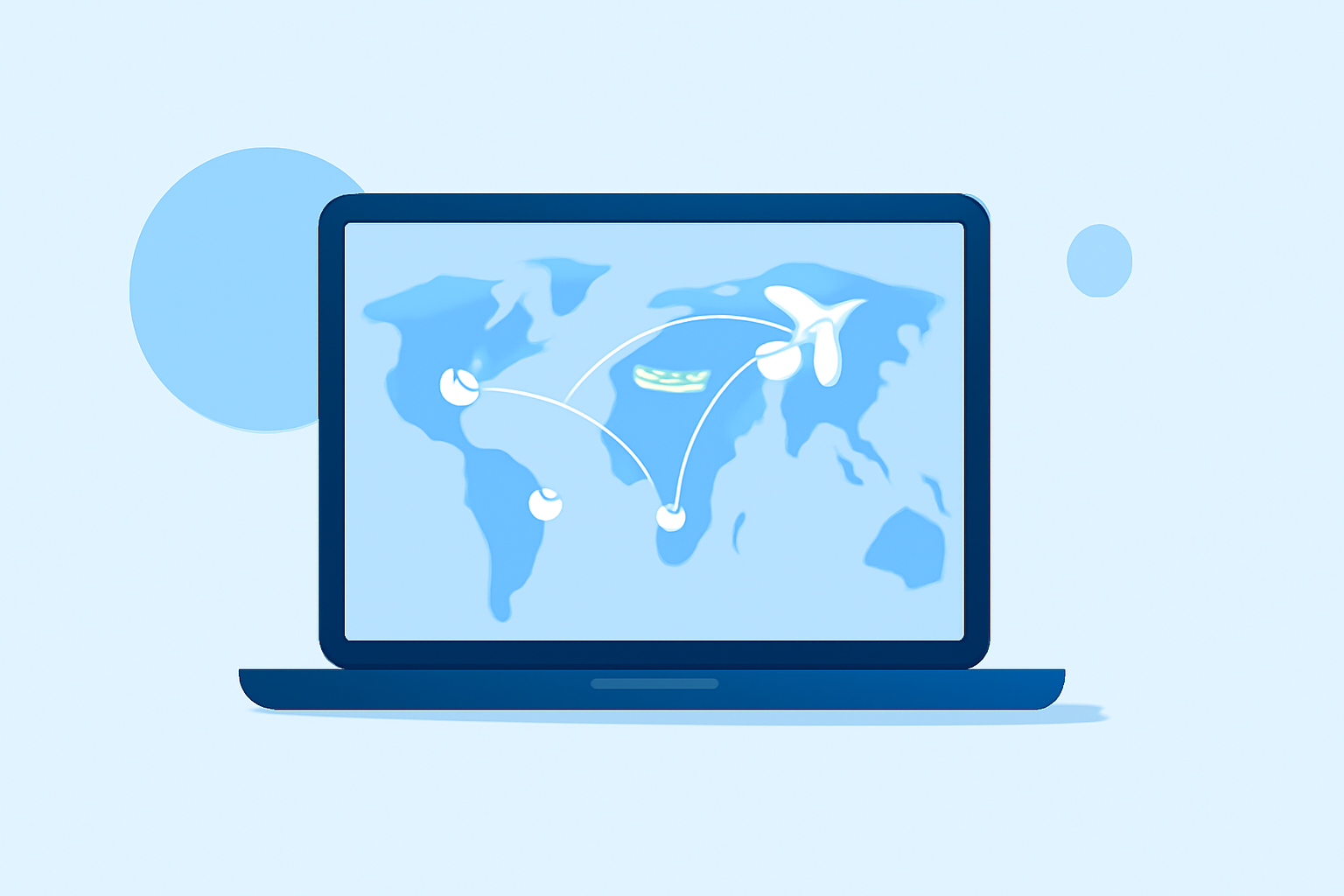 Creating Engaging Flight Route Map Overlays for Social Media