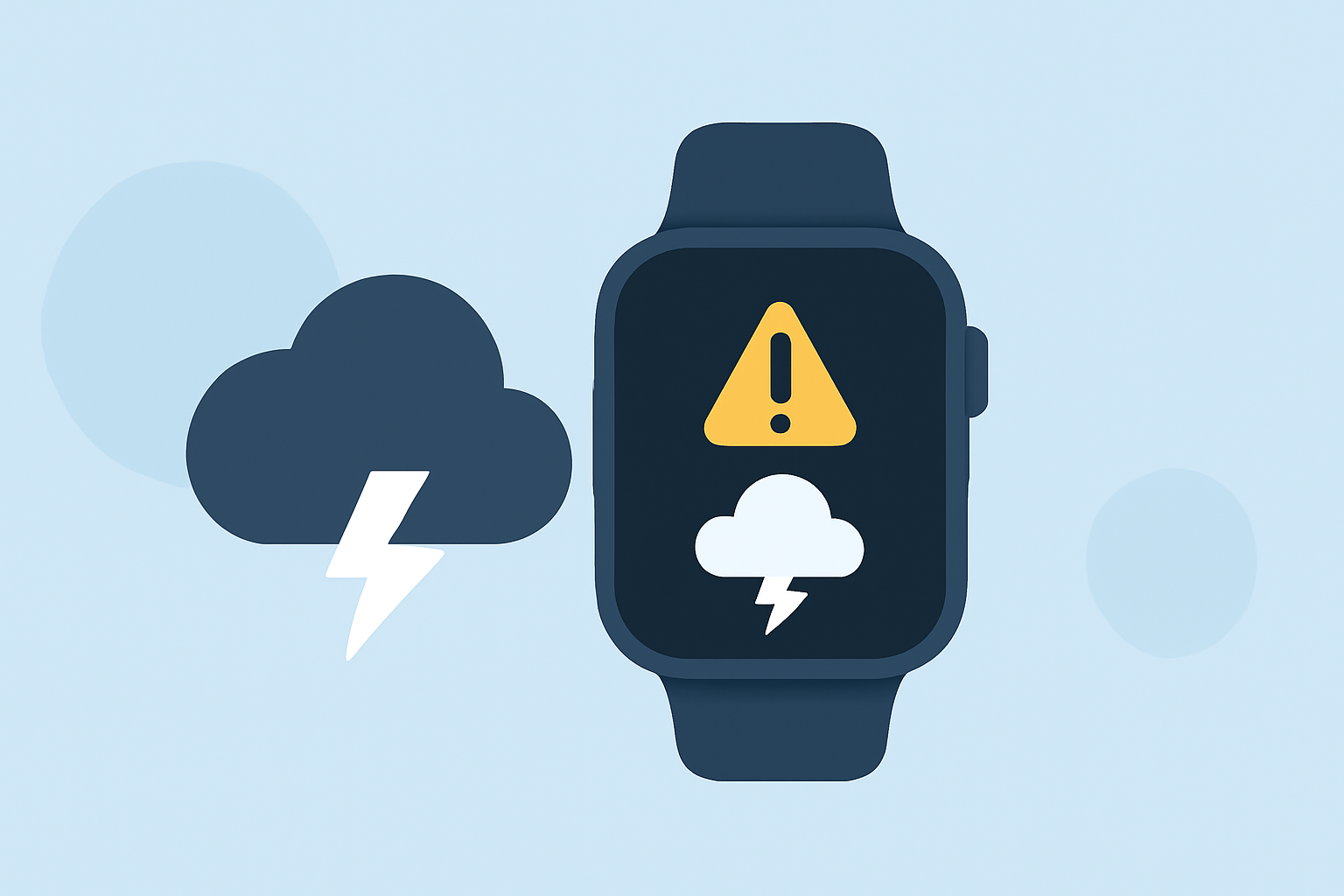Severe Weather Preparation on Apple Watch