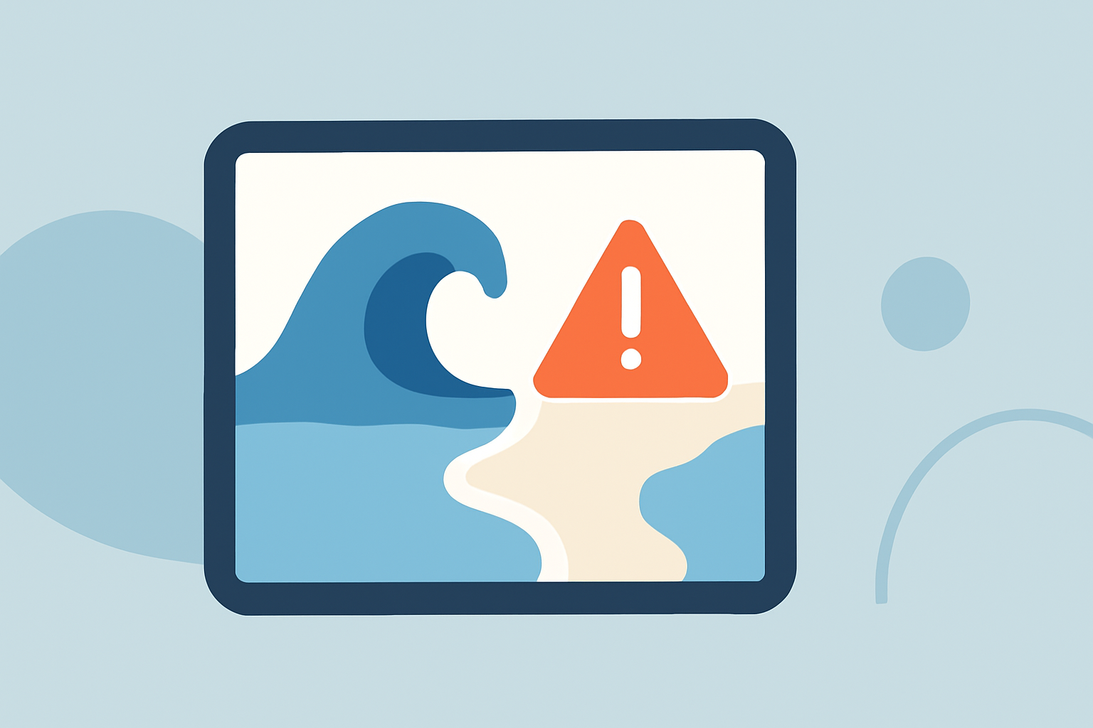 Coastal Flood Alerts Explained on iPad