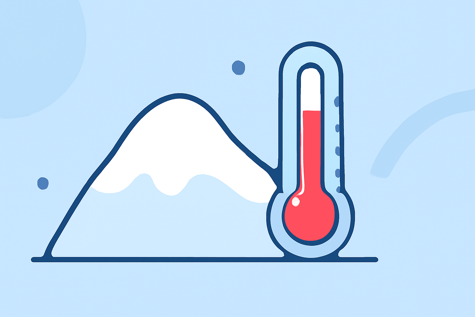 Understanding Snow Accumulation During Heat Waves