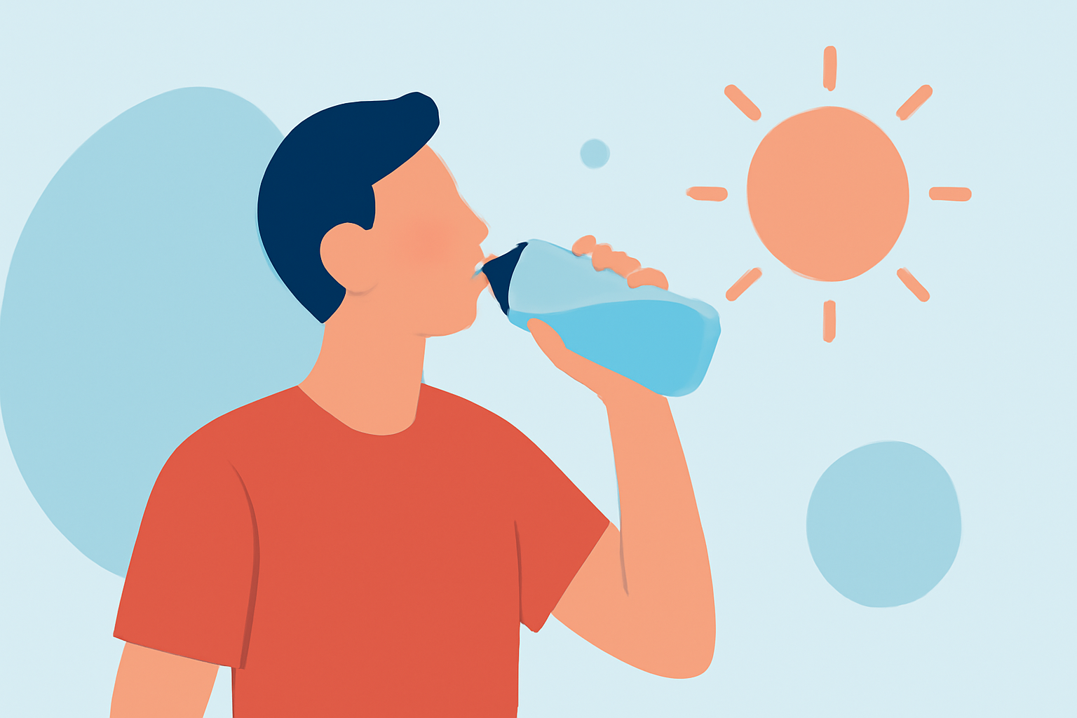 Optimal Hydration Strategies for Hot Weather