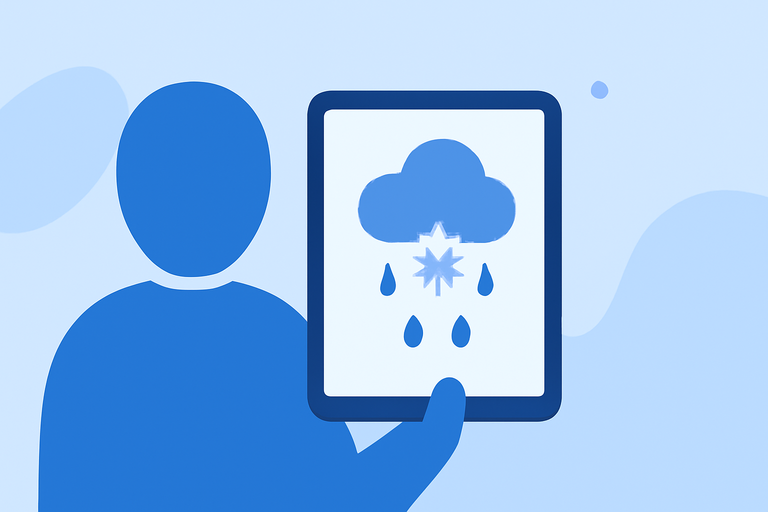 Understanding Mixed Precipitation Forecasts on Your iPad