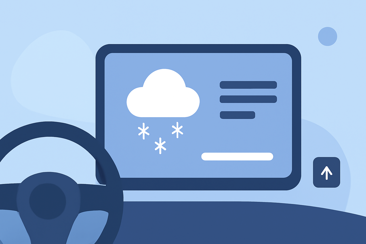 Snow Forecasts Step by Step in the Car
