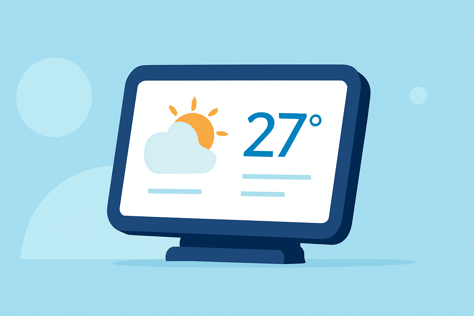 Weather Data Sources Basics on Smart Displays