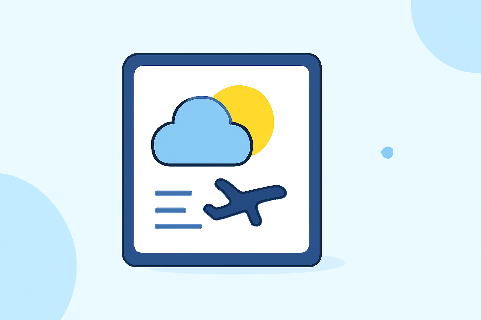 How to Access Departure Airport Weather on Your iPad