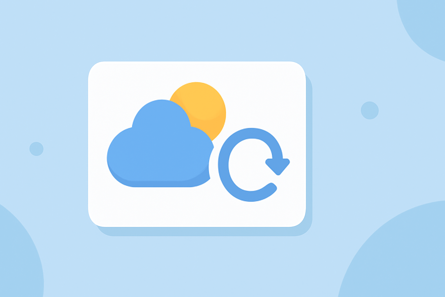 Easy Weather Widget Refresh Rates the Right Way