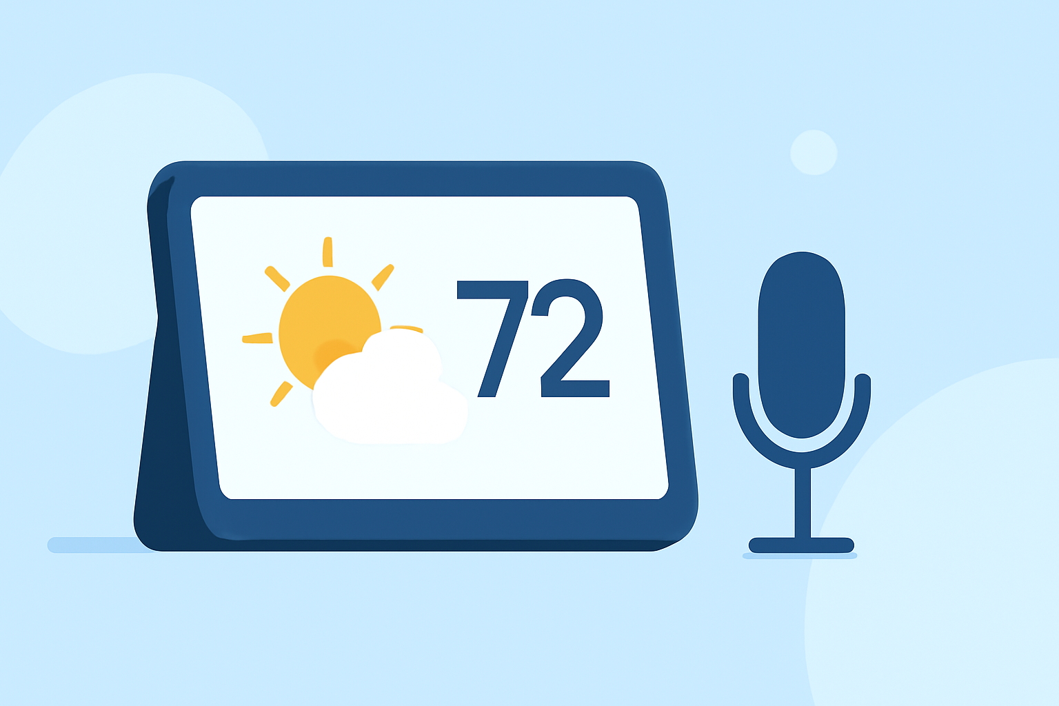 Easy Weather for Outdoor Concerts on a Smart Display