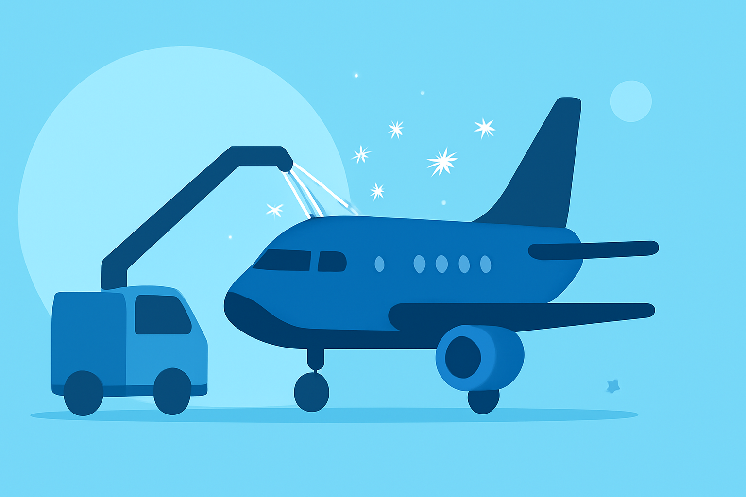 Easy Aircraft De-Icing in Winter for International Travel