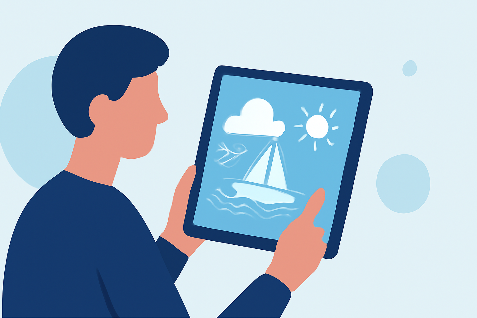Navigating Sailing Weather on Tablets