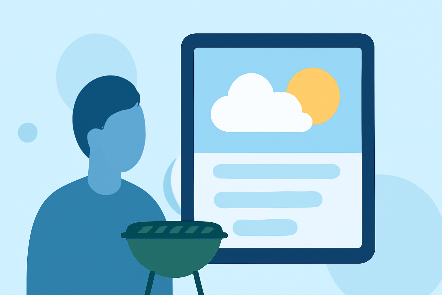 Enhancing Outdoor Cooking with Accurate Weather Forecasts on Your iPad