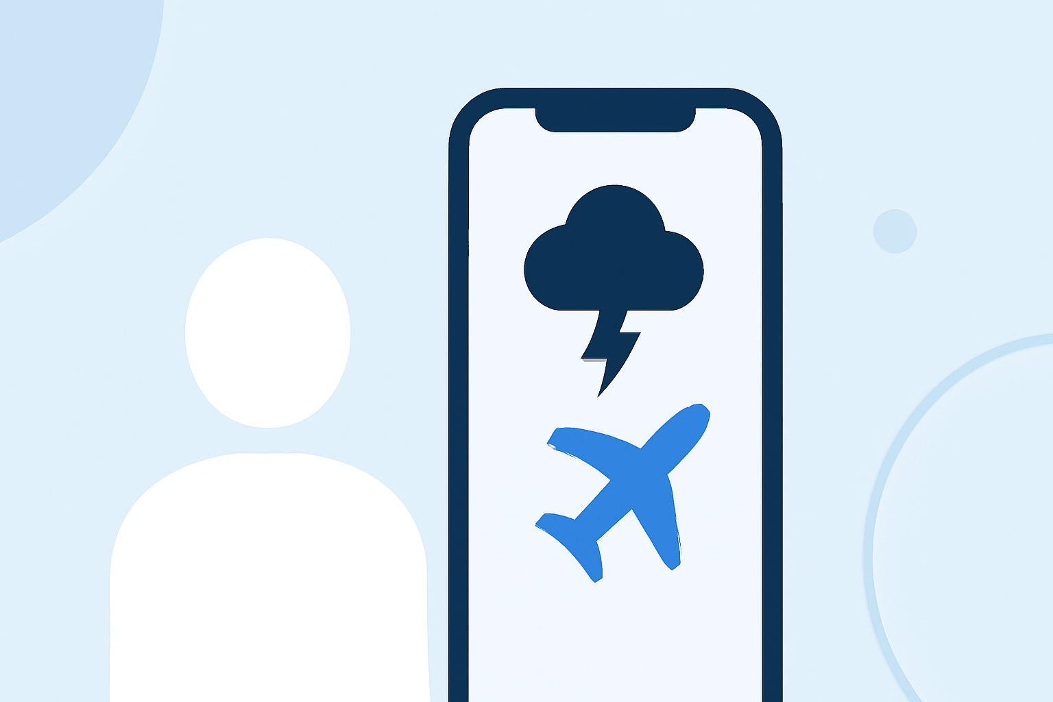 How to Monitor Storm Impacts on Connecting Flights Using Your iPhone