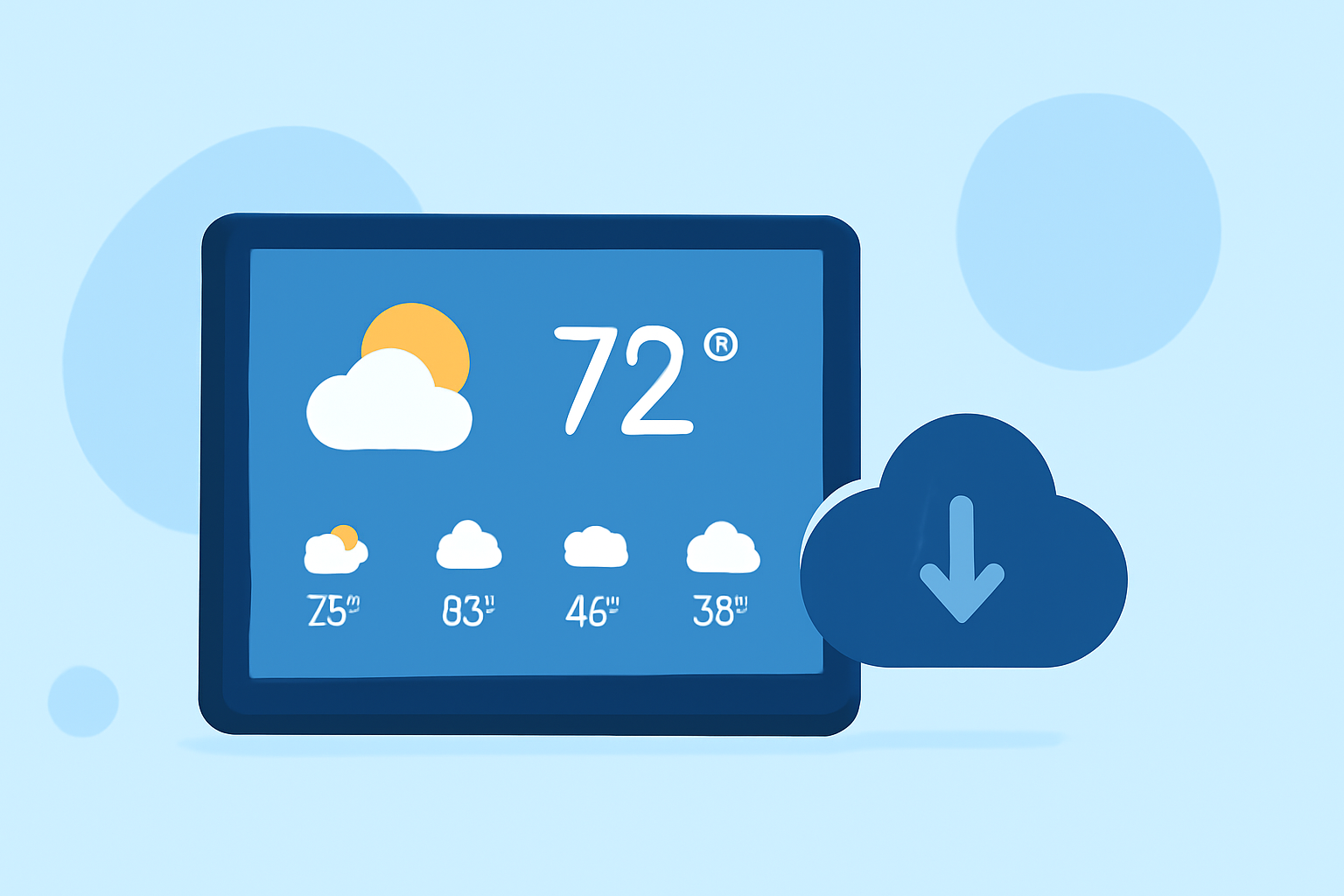 Enhancing Your Smart Display with Easy Access to Extended Weather Forecasts