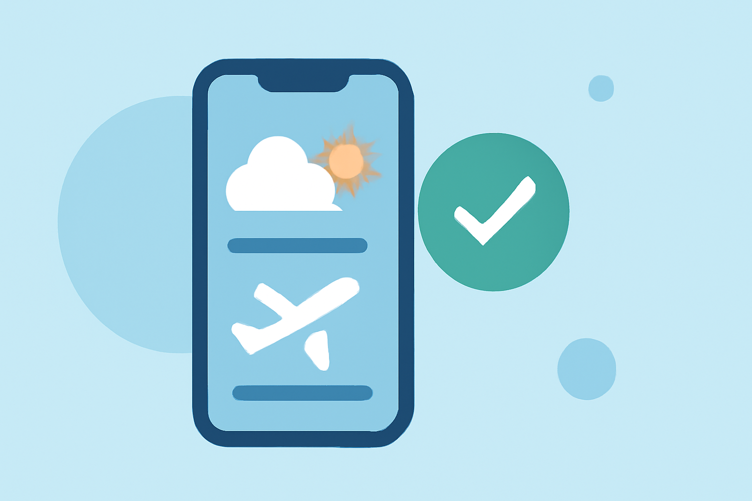 Easy Weather Tracking and Flight Timing on Mobile