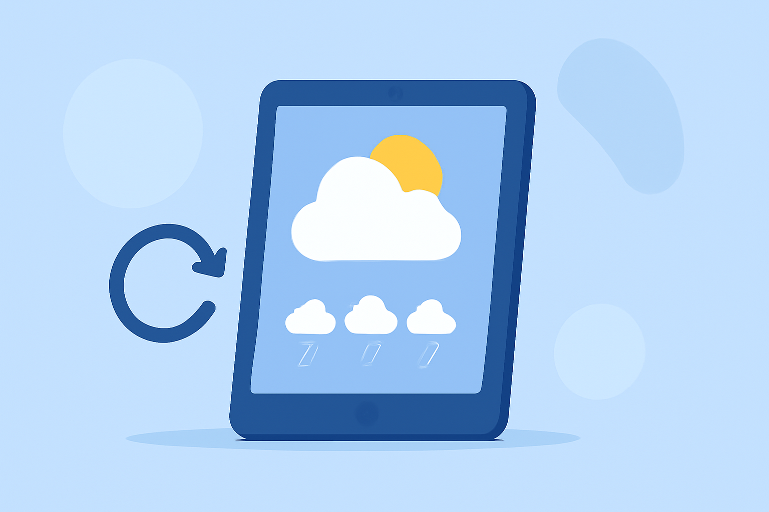 Understanding Weather Forecast Refresh Rates on iPad