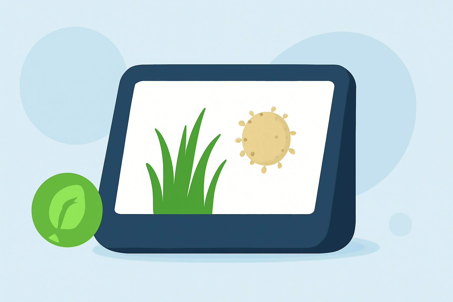 Understanding Grass Pollen on Smart Displays