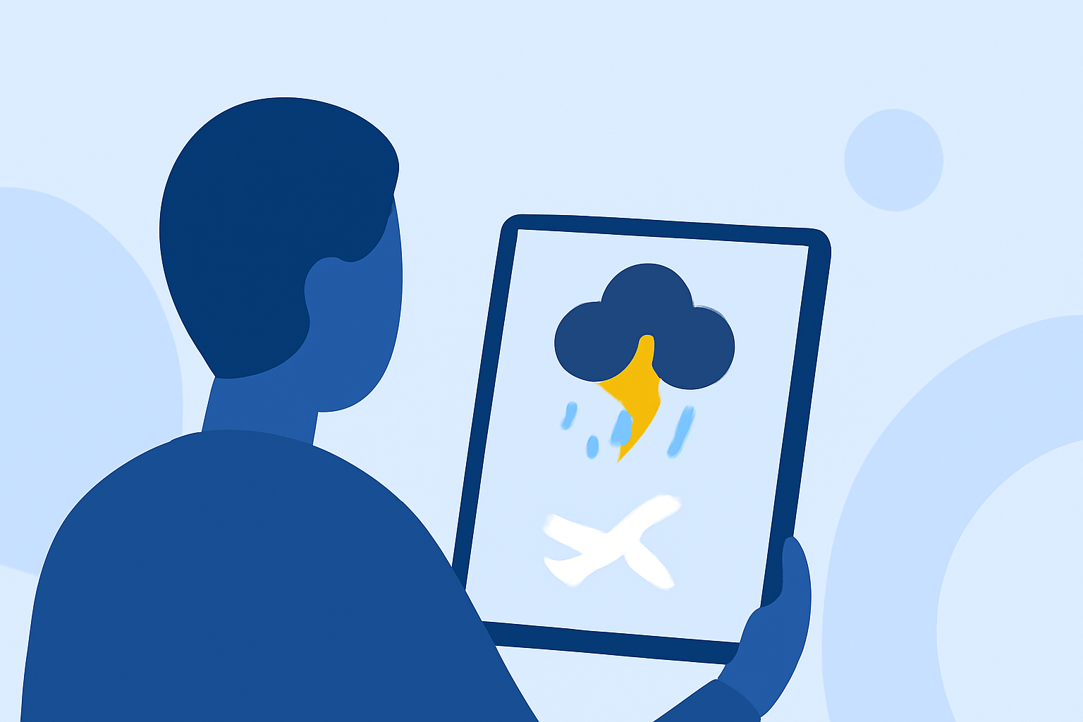 Staying Ahead of Quick Thunderstorms Near Airports on Your iPad