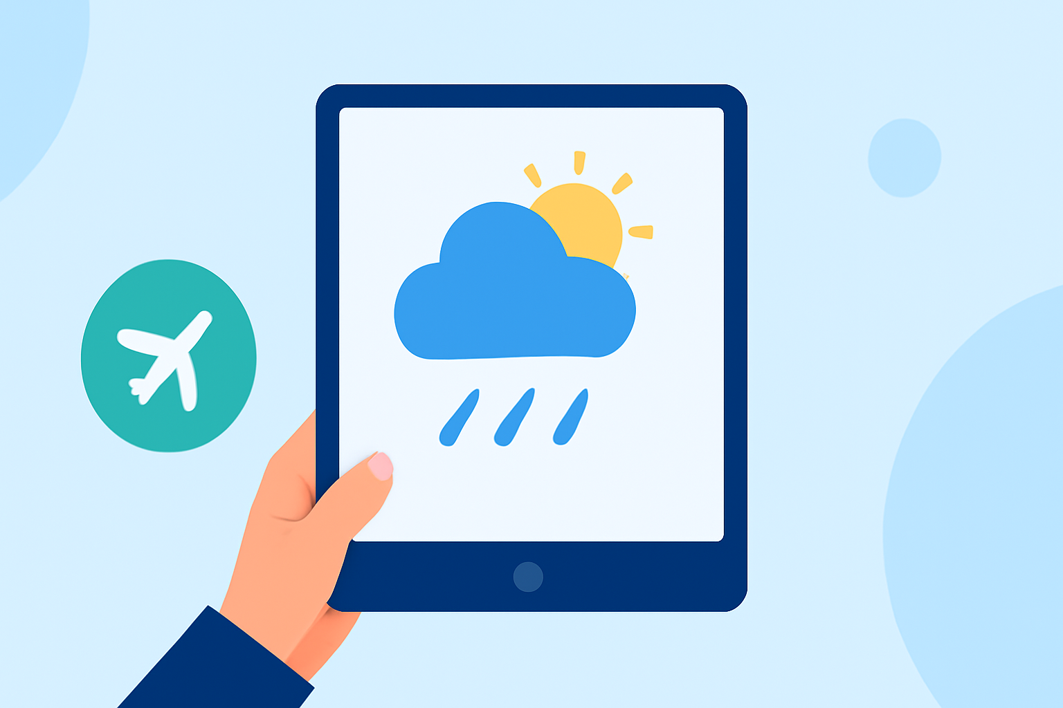 Tracking Weather for Connecting Flights on iPad: A Guide
