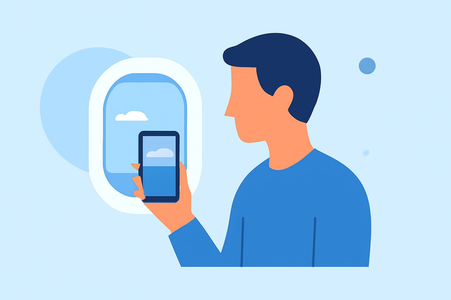 Quick Plane Window Video Edits with Your Phone: A Guide