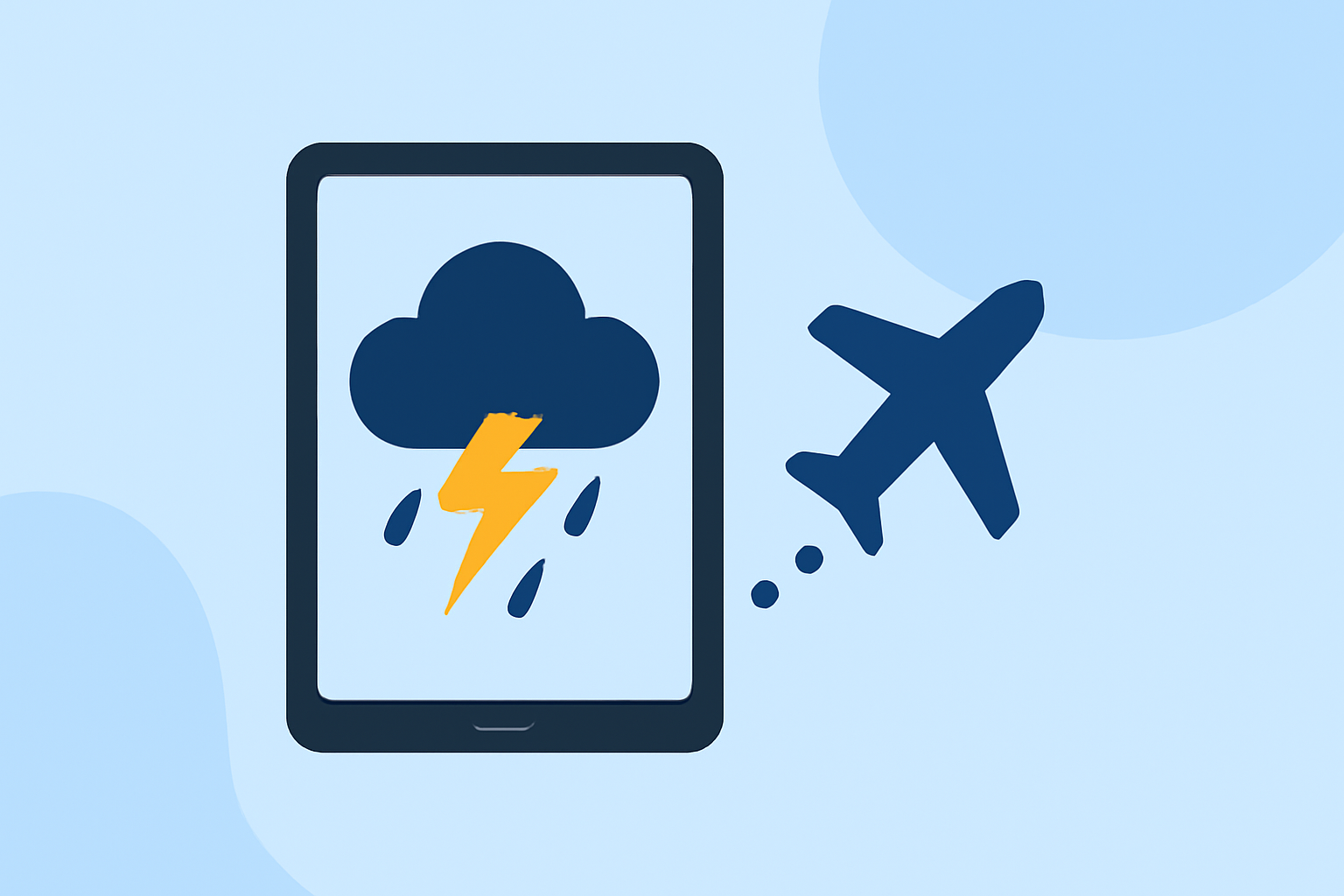 Getting Started with Flight Delays from Thunderstorms on iPad
